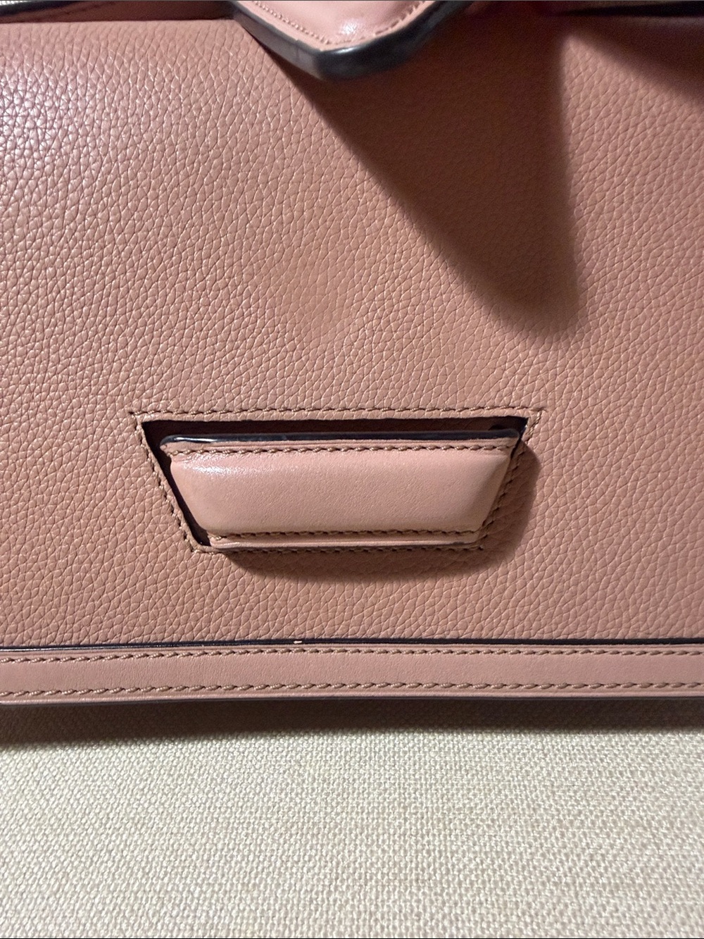 Loewe Pink Leather Barcelona Puzzle-Accent Top Handle Bag - Picture 2 of 16